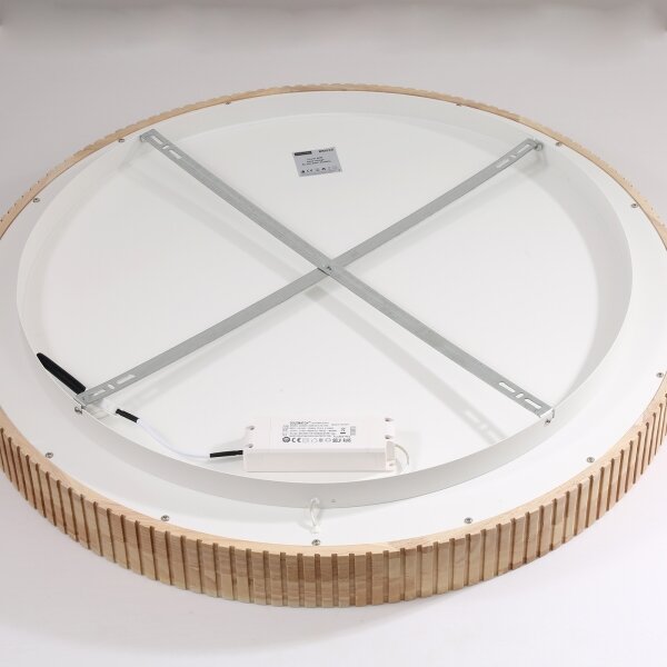 Brilagi - LED таванно осветително тяло FALCON WOOD MODERN LED/60W/230V Ø 80 см дърво