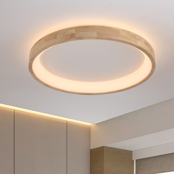 Brilagi-LED Дървен LED плафон FALCON WOOD LED/60W/230V 3000/4000/6000K 80 см