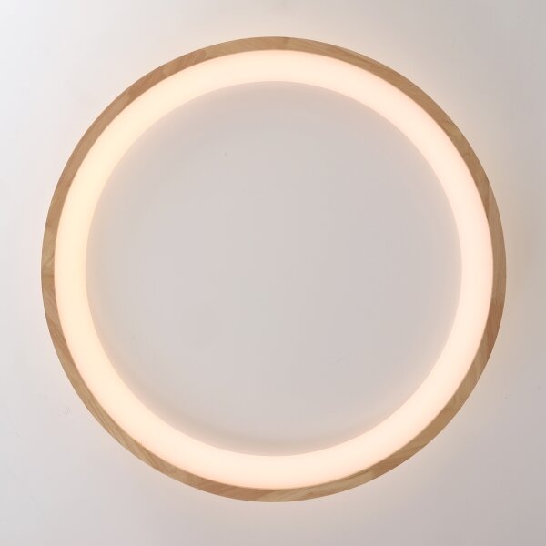 Brilagi-LED Дървен LED плафон FALCON WOOD LED/60W/230V 3000/4000/6000K 80 см
