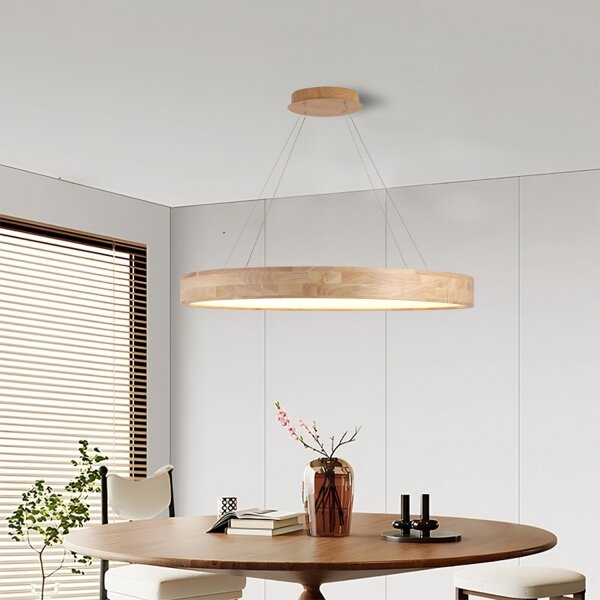 Brilagi - LED полилей на кабел FALCON WOOD LED/60W/230V 3000/4000/6000K 80 cm дърво