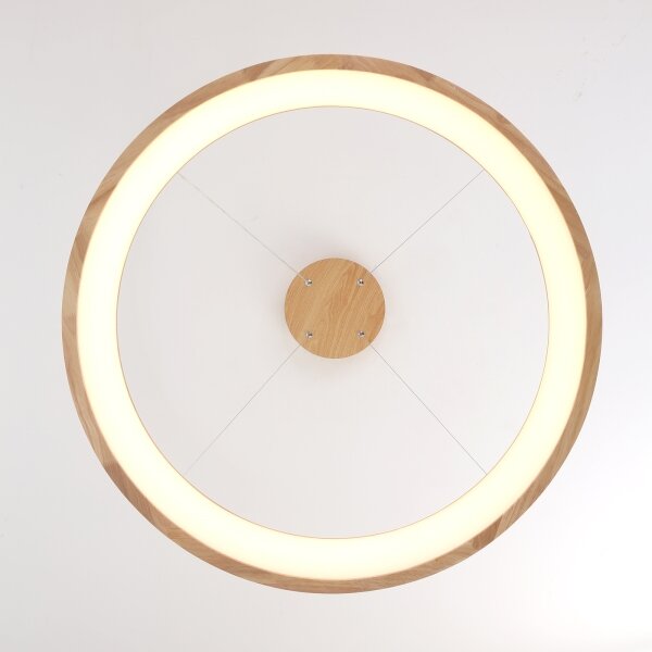 Brilagi - LED полилей на кабел FALCON WOOD LED/60W/230V 3000/4000/6000K 80 cm дърво