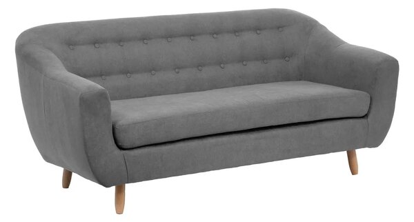 Триместен диван atmosphera Retro, 184x82x87 cm - Сив