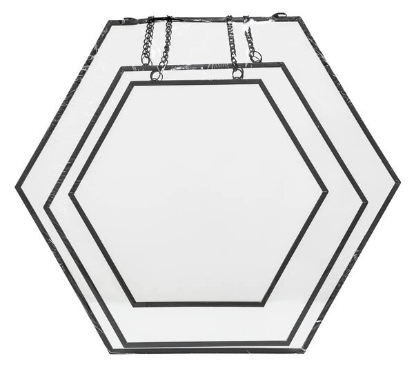 Сет огледалa atmosphera Leny, 20/25/30 cm, 3 бр - Златен