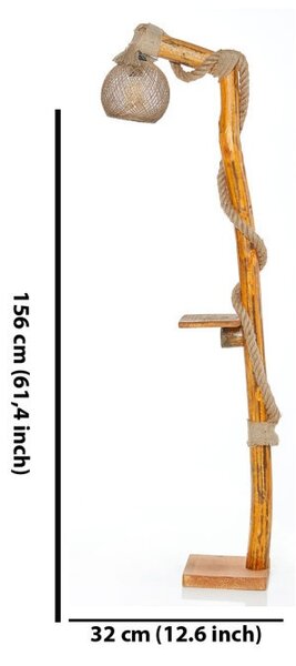 Подова лампа Arbor Natural