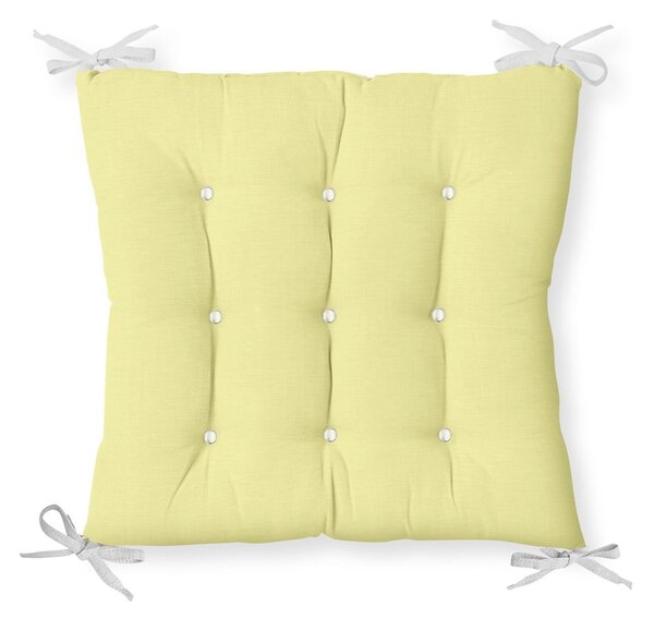 Възглавница за сядане от памучна смес Lime, 40 x 40 cm - Minimalist Cushion Covers