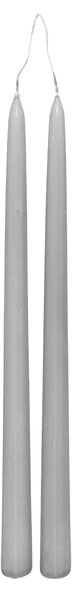 Свещи без аромат atmosphera Hugo, 30 cm, 2 бр - Жълт