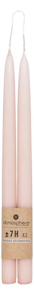 Свещи без аромат atmosphera Hugo, 30 cm, 2 бр - Жълт