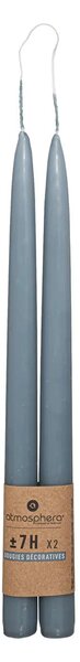 Свещи без аромат atmosphera Hugo, 30 cm, 2 бр - Жълт