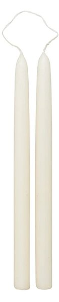 Свещи без аромат atmosphera Hugo, 30 cm, 2 бр - Жълт