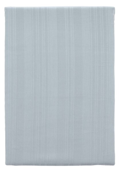 Светлосиньо единично удължено спално бельо от дамаск 140x220 cm Noble – Södahl