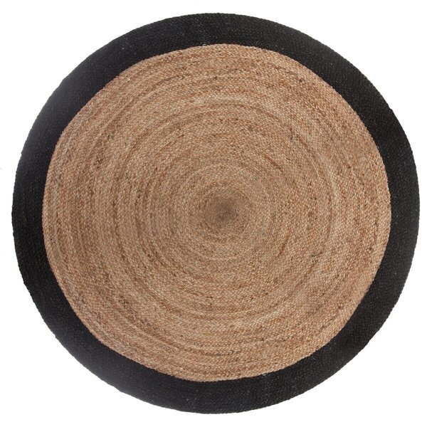 Килим atmosphera Round, 120 cm, Юта - Черен
