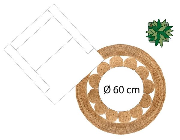 Килим atmosphera Esra, Юта - 80 cm