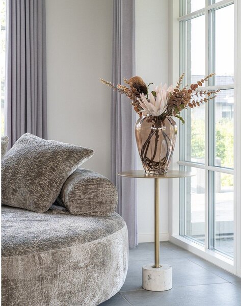 Метална кръгла странична масичка ø 41 cm Lecco – House Nordic