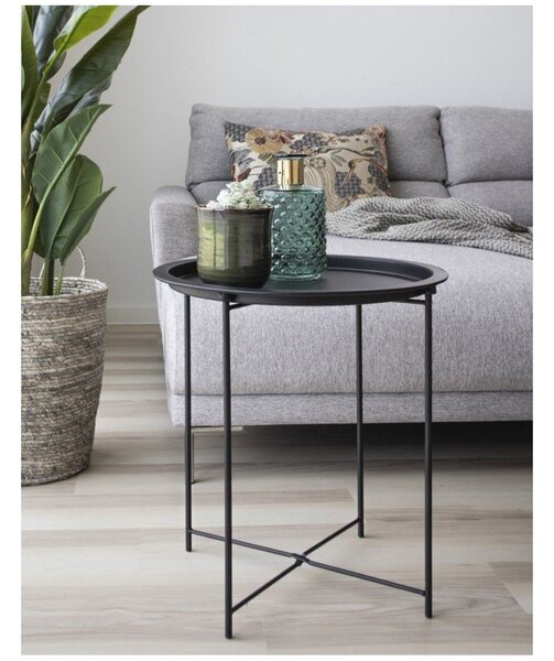 Метална кръгла маса за съхранение ø 47 cm Bastia - House Nordic