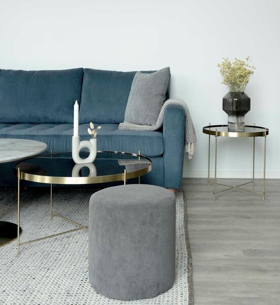 Кръгла масичка за кафе в златисто ø 48 cm Venezia - House Nordic