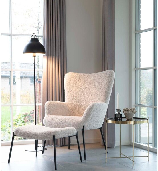 Кръгла масичка за кафе в златисто ø 48 cm Venezia - House Nordic