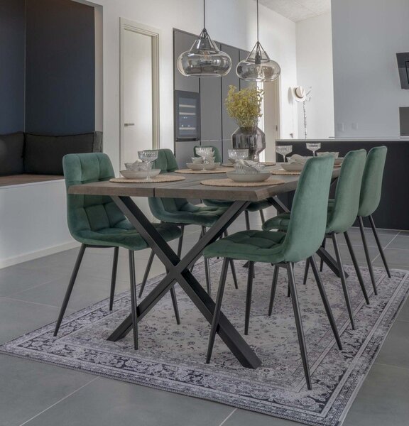 Зелени трапезни столове в комплект от 2 Middelfart - House Nordic