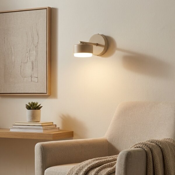 Brilagi - LED стенна лампа MONO 1xGX53/12W/230V бежова