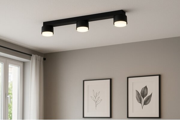 Brilagi - LED точково осветително тяло MONO 3xGX53/12W/230V черно