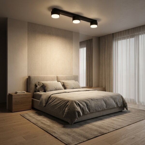 Brilagi - LED точково осветително тяло MONO 3xGX53/12W/230V черно