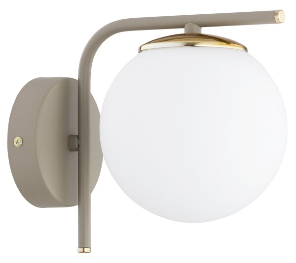 Brilagi - Стенна лампа MILO ECRU 1xE27/60W/230V бежова/златна