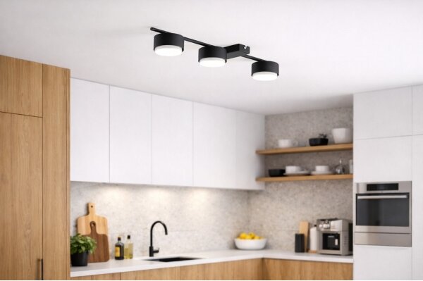 Brilagi - LED RGB димируемо точково осветително тяло MONO 3xGX53/14W/230V Wi-Fi Tuya черно