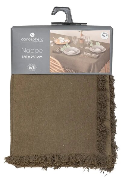 Покривка за маса atmosphera Nappe, 150x250 cm - Бял