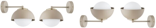 Brilagi - Стенна лампа COSMO 1xE27/60W/230V бежова/златиста