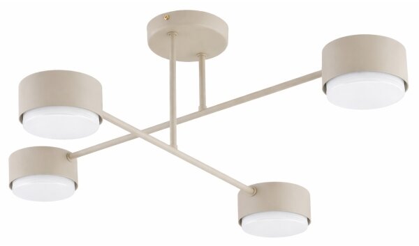 Brilagi - LED плафон MONO 4xGX53/12W/230V бежов