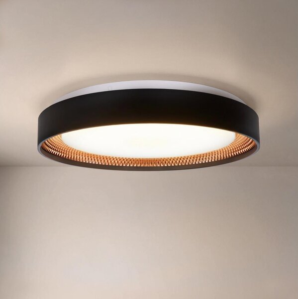 Brilagi - LED димируемо таванно осветително тяло WALDO LED/48W/230V Ø 40 см черно/златно+ДУ