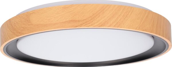 Brilagi - LED таванно осветително тяло FLOCO LED/24W/230V Ø 30 см дърво/черно
