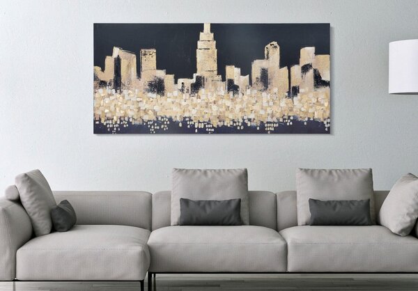 Живопис 150x70 cm Golden City - Mauro Ferretti