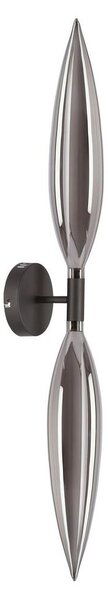 Стенна лампа NORDIC 2xG9/5W/230V черно/димно сиво