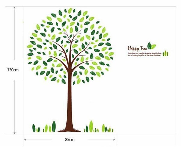 Стикер за стена "Щастливо дърво - Ambiance