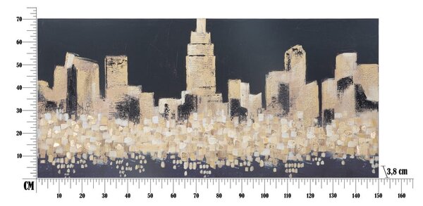 Живопис 150x70 cm Golden City - Mauro Ferretti