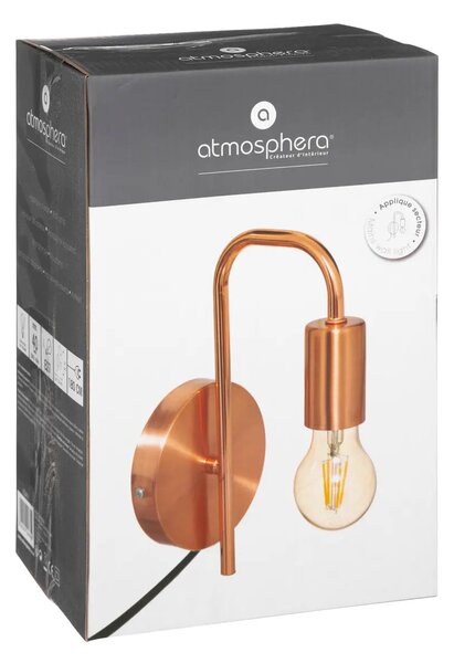 Лампа за стена atmosphera Keli, 17 cm - Черен