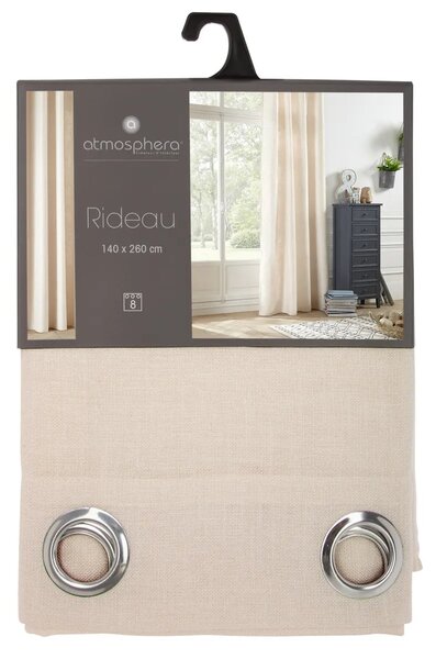 Завеса atmosphera Leon, 140x260 cm - Бежов