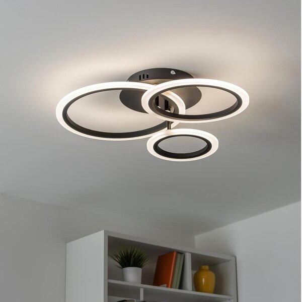 Brilagi - LED Димируем полилей за повърхностен монтаж ORBITS LED/40W/230V 3000-6500K черен + д.у