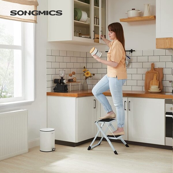 Сгъваемо стълбище, Songmics, 20 см, 150 кг