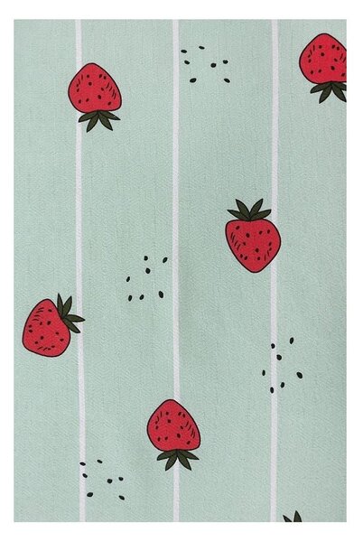 Памучно покривало за легло в цвят мента 170x230 cm Strawberry – Mila Home