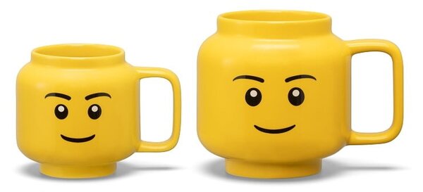 Жълта керамична бебешка чаша 255 ml Head - LEGO®