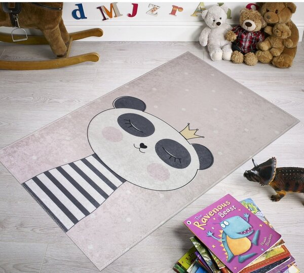 Светлорозов детски килим 80x150 cm Princess Panda – Vitaus