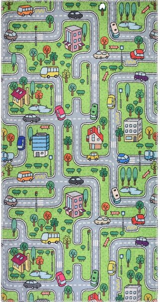 Зелен детски килим 160x230 cm Green Neighborhood – Vitaus