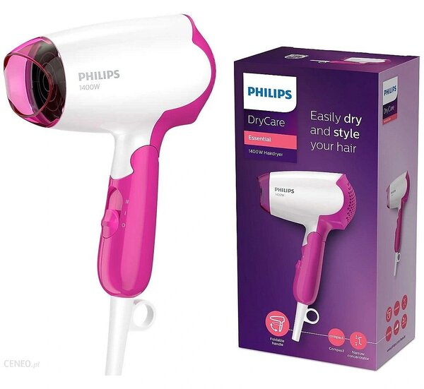 PHILIPS BHD003/00 Hair dryer 1400W 2 settings foldable handle