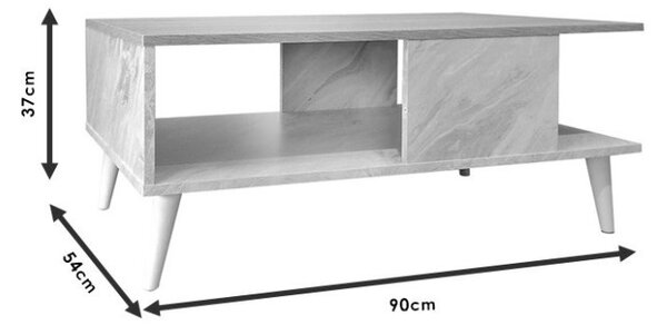 Масичка за кафе Мозес 90x54x37.5см