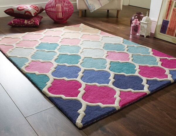 Килим Росела Розов/Син 80X150 см, Flair Rugs