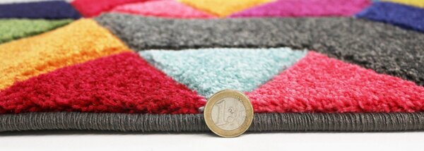 Килим Dynamic Многоцветен 160X160 см, кръгъл, Flair Rugs
