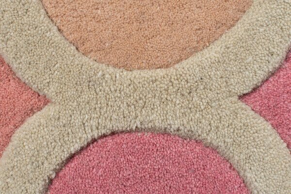 Килим Росела Розов/Син 160X160 см, кръгъл, Flair Rugs
