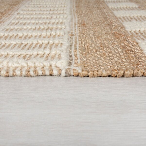 Пътека Медина от естествен юта/ивори 60X230 см, Flair Rugs