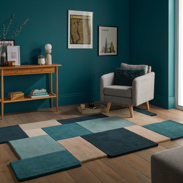 Килим Collage Teal 120X180 см, Flair Rugs